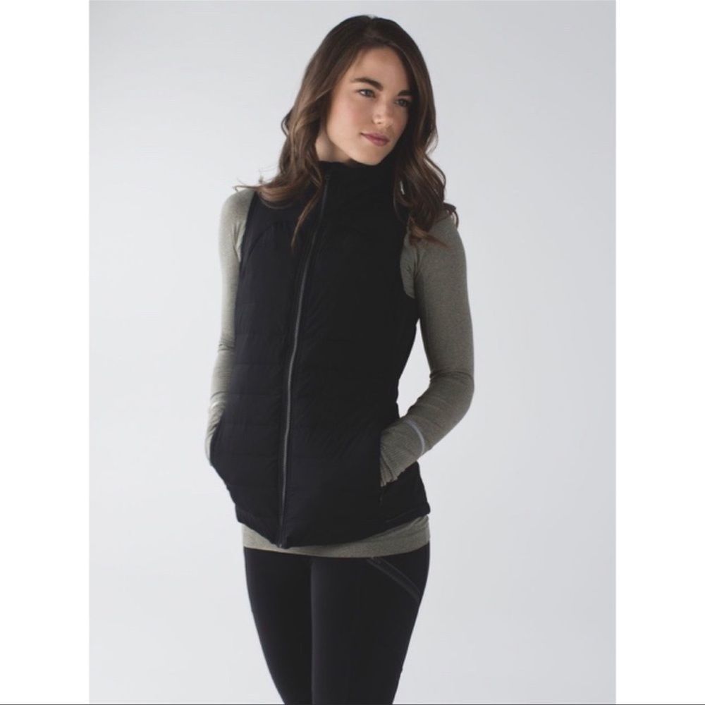 lululemon athletica Black Quilted Puffer Vest